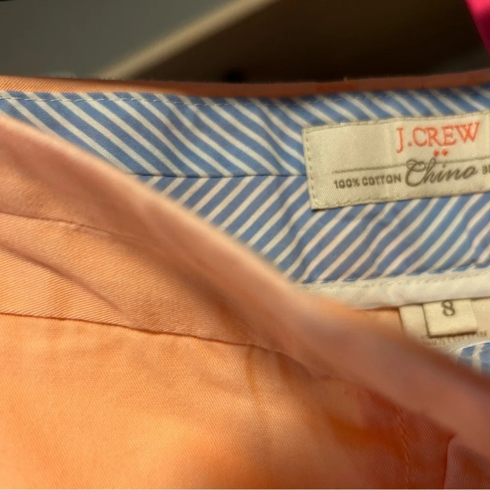 J. Crew Orange High Waist Shorts